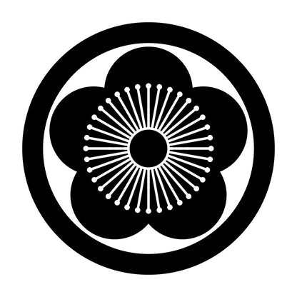 丸に向こう梅紋