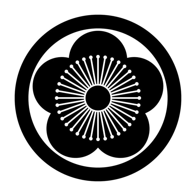 丸に向こう梅紋