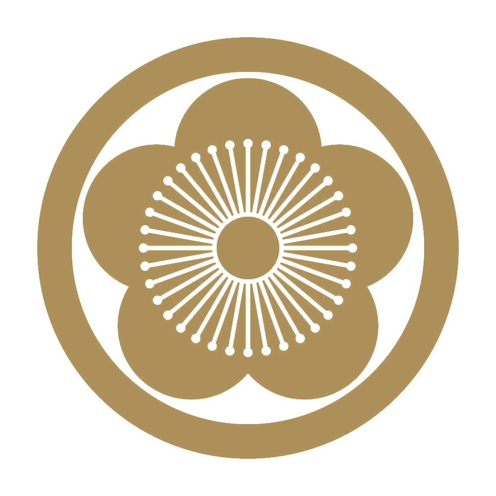 丸に向こう梅紋 9