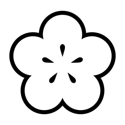 陰光琳向こう梅紋