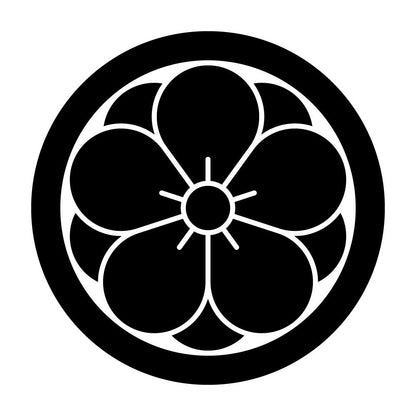 丸に八重梅紋