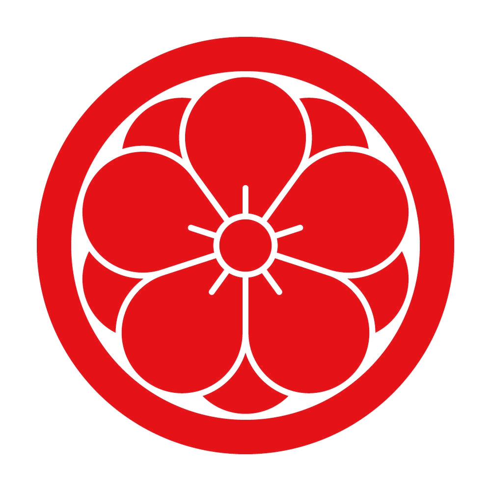丸に八重梅紋 8