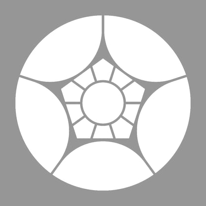 割り梅鉢紋 7
