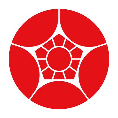割り梅鉢紋 8