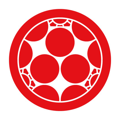 丸に三つ割り梅鉢紋 8