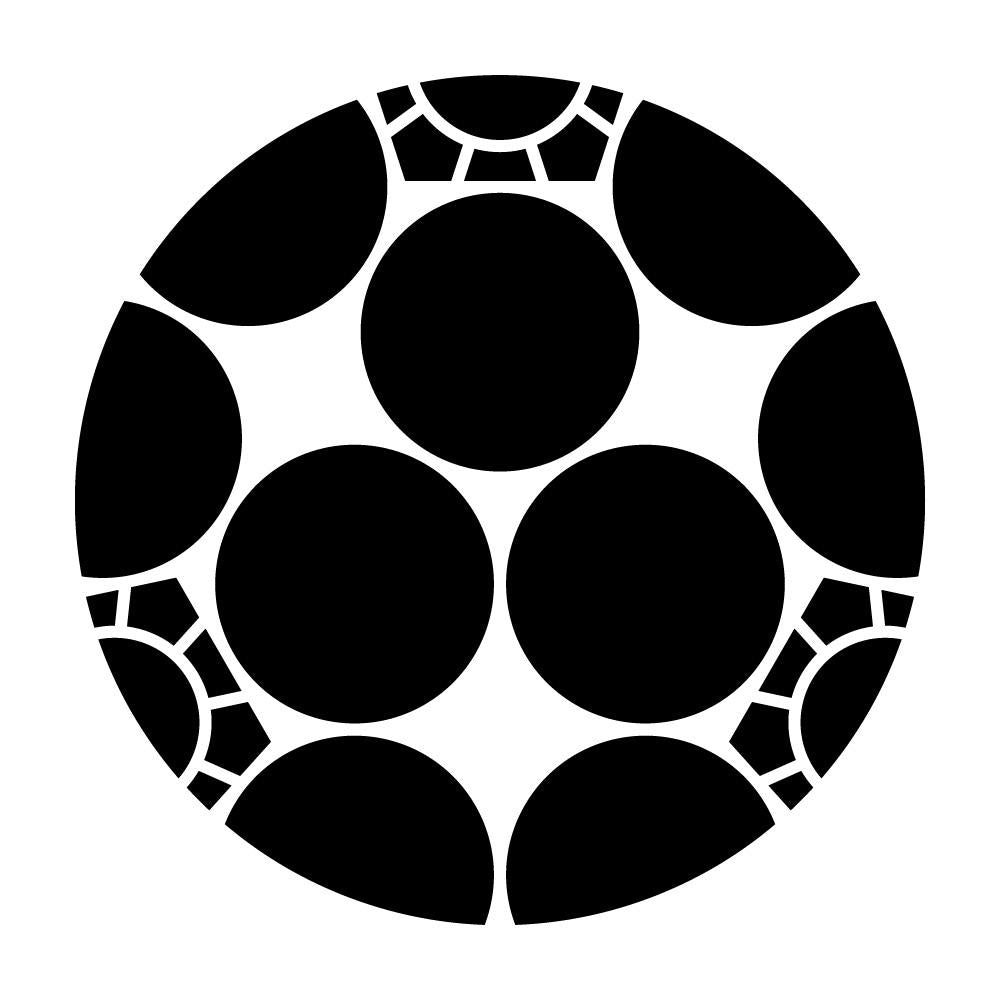 三つ割り梅鉢紋