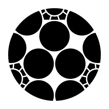 三つ割り梅鉢紋