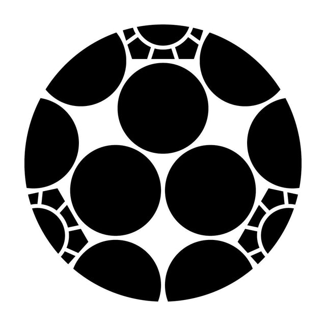 三つ割り梅鉢紋