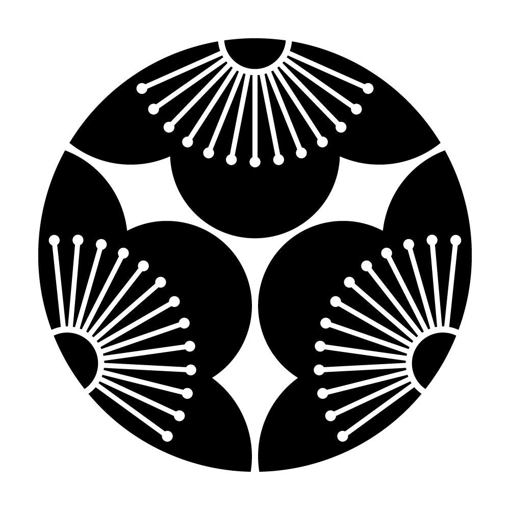 三つ割り向こう梅紋