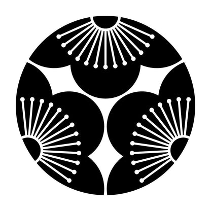 三つ割り向こう梅紋