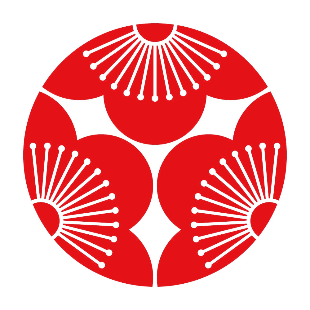 三つ割り向こう梅紋 8