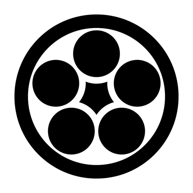 丸に裏梅鉢紋
