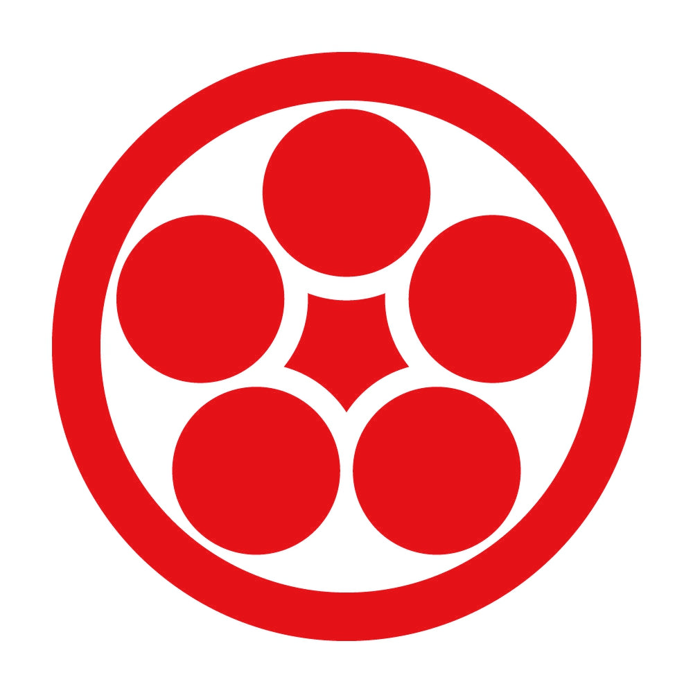 丸に裏梅鉢紋 8