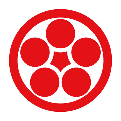 丸に裏梅鉢紋 8