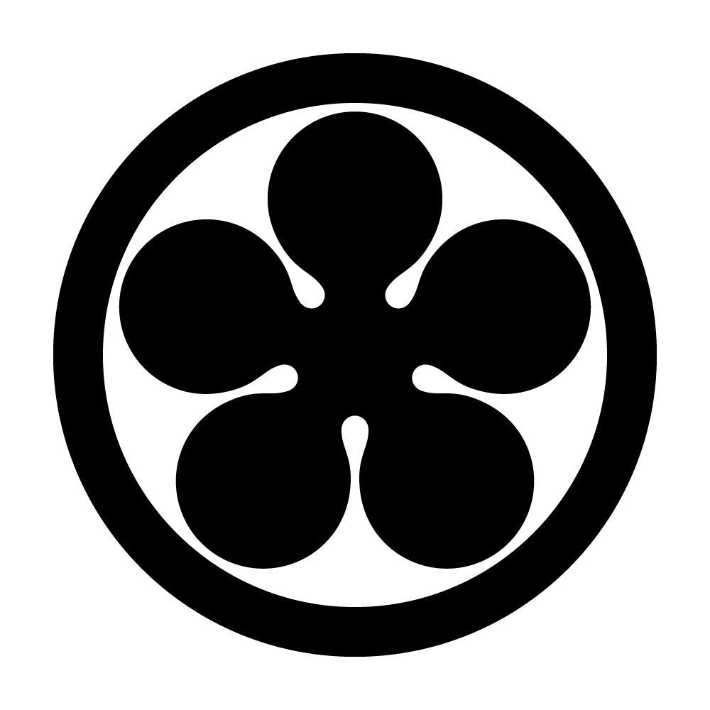 丸に光琳梅鉢紋