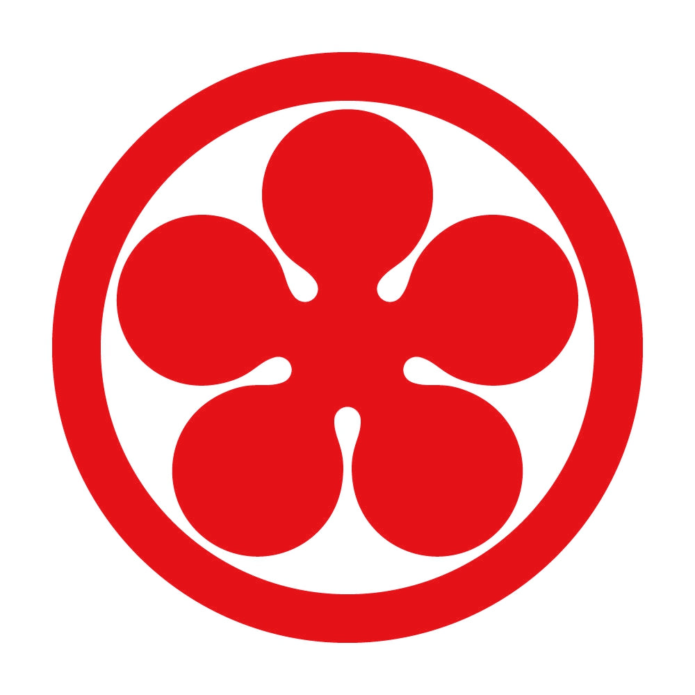 丸に光琳梅鉢紋 8