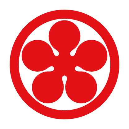 丸に光琳梅鉢紋 8