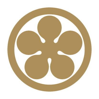 丸に光琳梅鉢紋 9