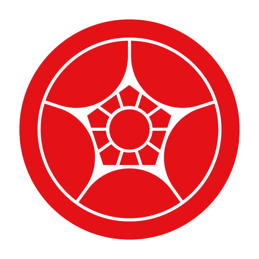 丸に割り梅鉢紋 8