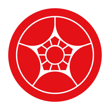 丸に割り梅鉢紋 8