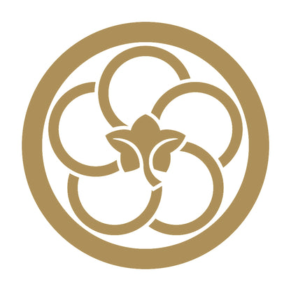 丸に中陰捻じ裏梅紋 9