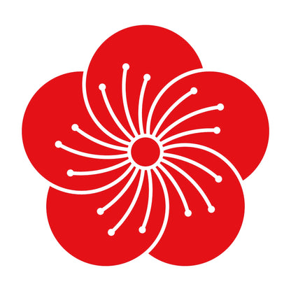 変わり捻じ梅紋 8