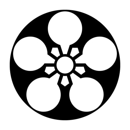 石持ち地抜き加賀梅鉢紋