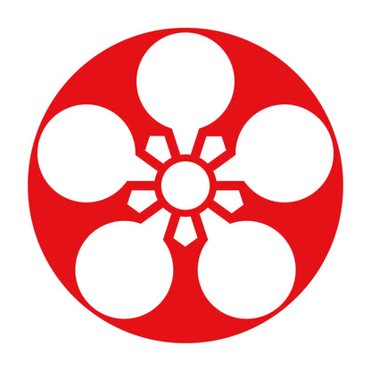 石持ち地抜き加賀梅鉢紋 8