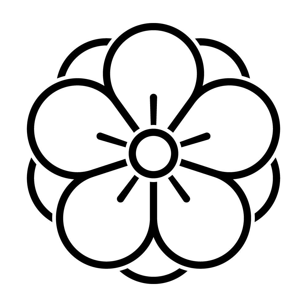 陰八重梅紋