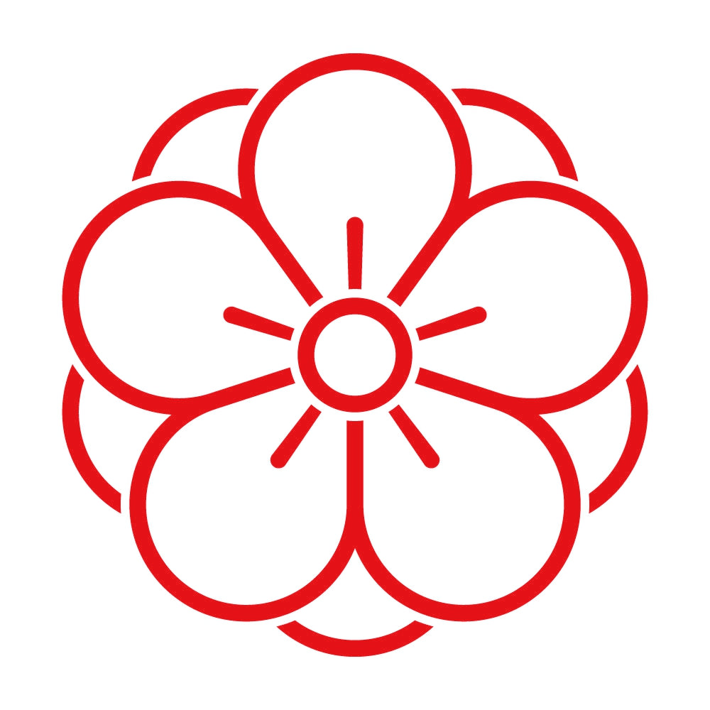 陰八重梅紋 8