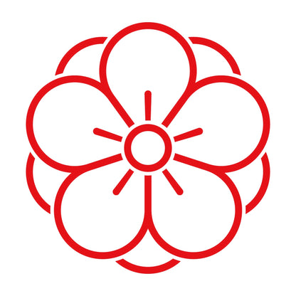 陰八重梅紋 8