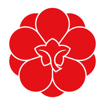 八重裏梅紋 8