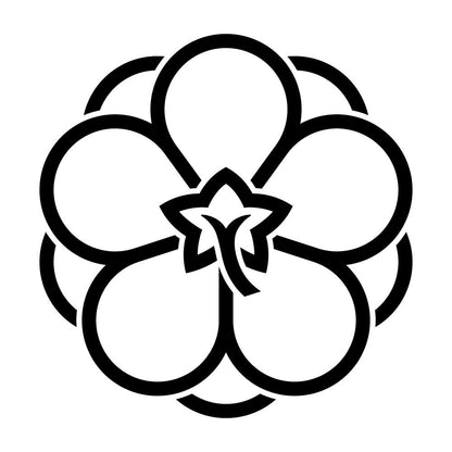 陰八重裏梅紋