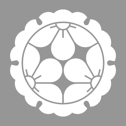 外雪輪に三つ割り梅紋 7