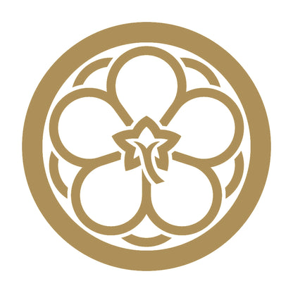 丸に陰八重裏梅紋 9