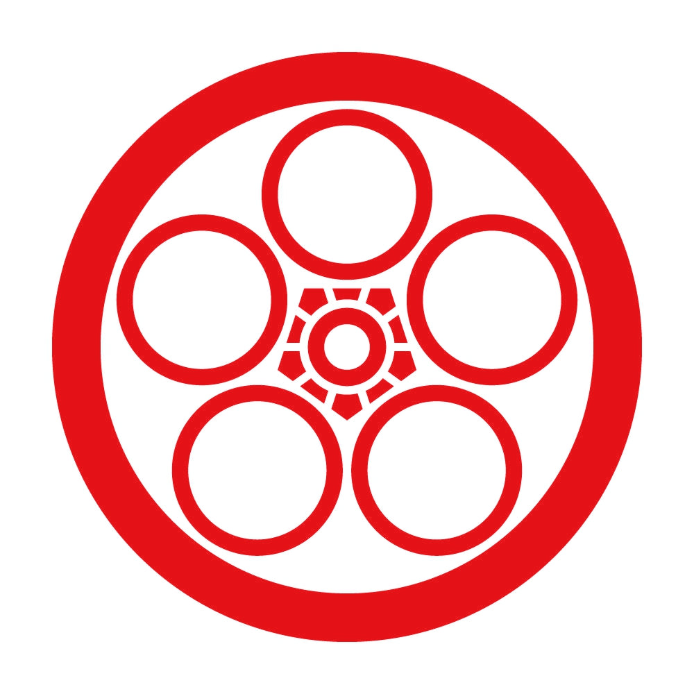 丸に陰梅鉢紋 8