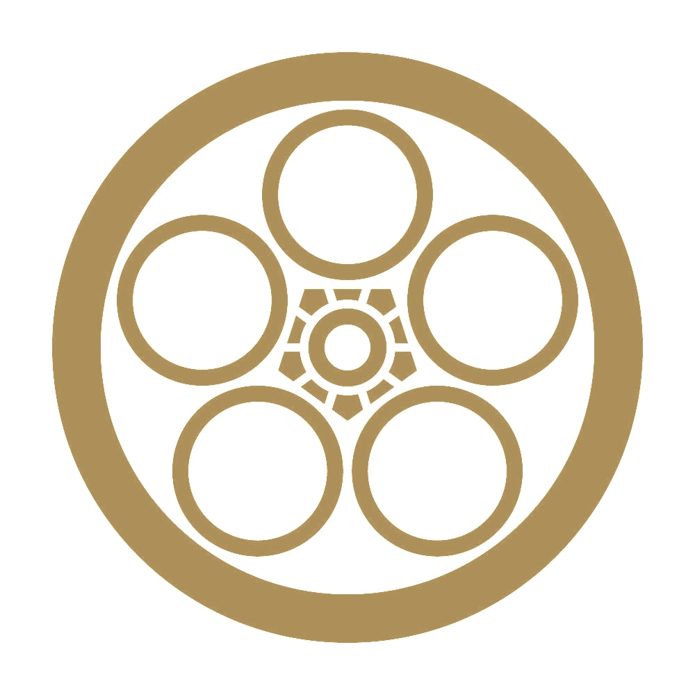 丸に陰梅鉢紋 9