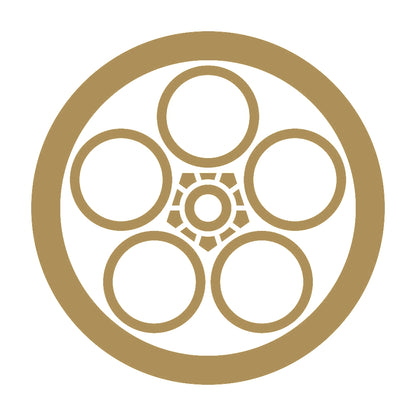 丸に陰梅鉢紋 9