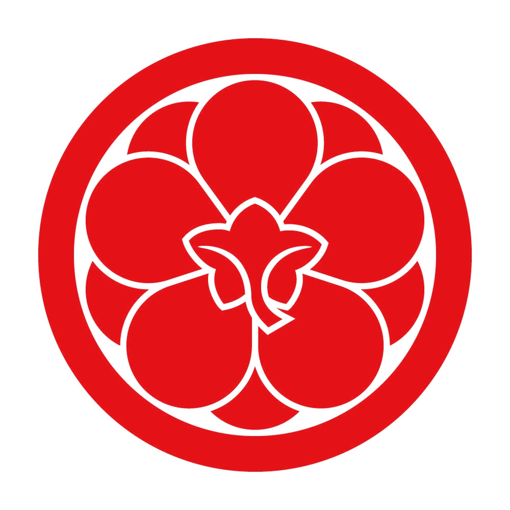 丸に八重裏梅紋 8