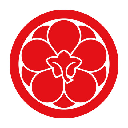 丸に八重裏梅紋 8