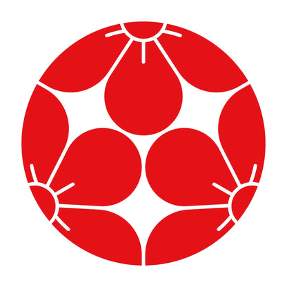 三つ割り梅紋 8