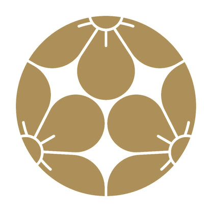 三つ割り梅紋 9