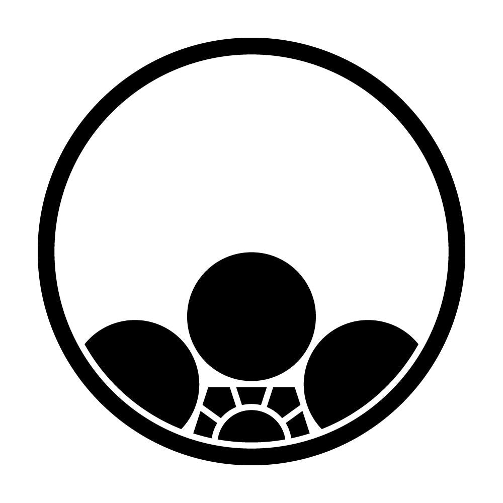 糸輪に覗き梅鉢紋