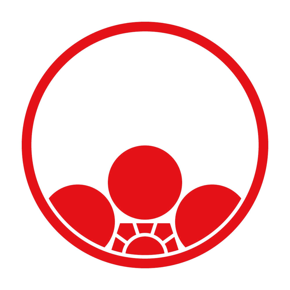 糸輪に覗き梅鉢紋 8