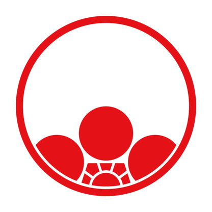 糸輪に覗き梅鉢紋 8