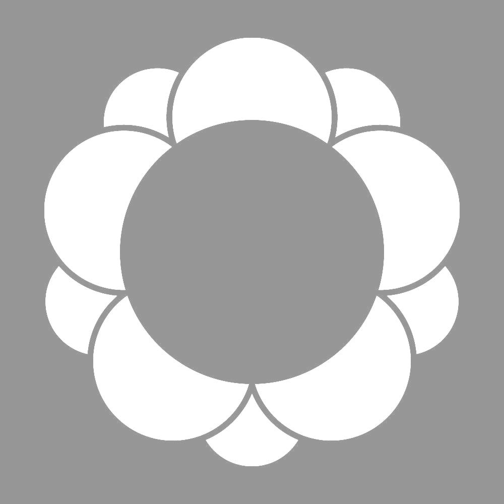 八重梅輪紋 7