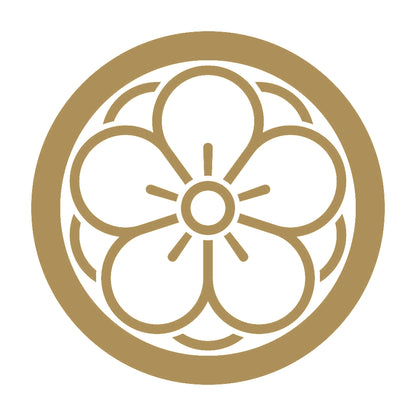 丸に陰八重梅紋 9