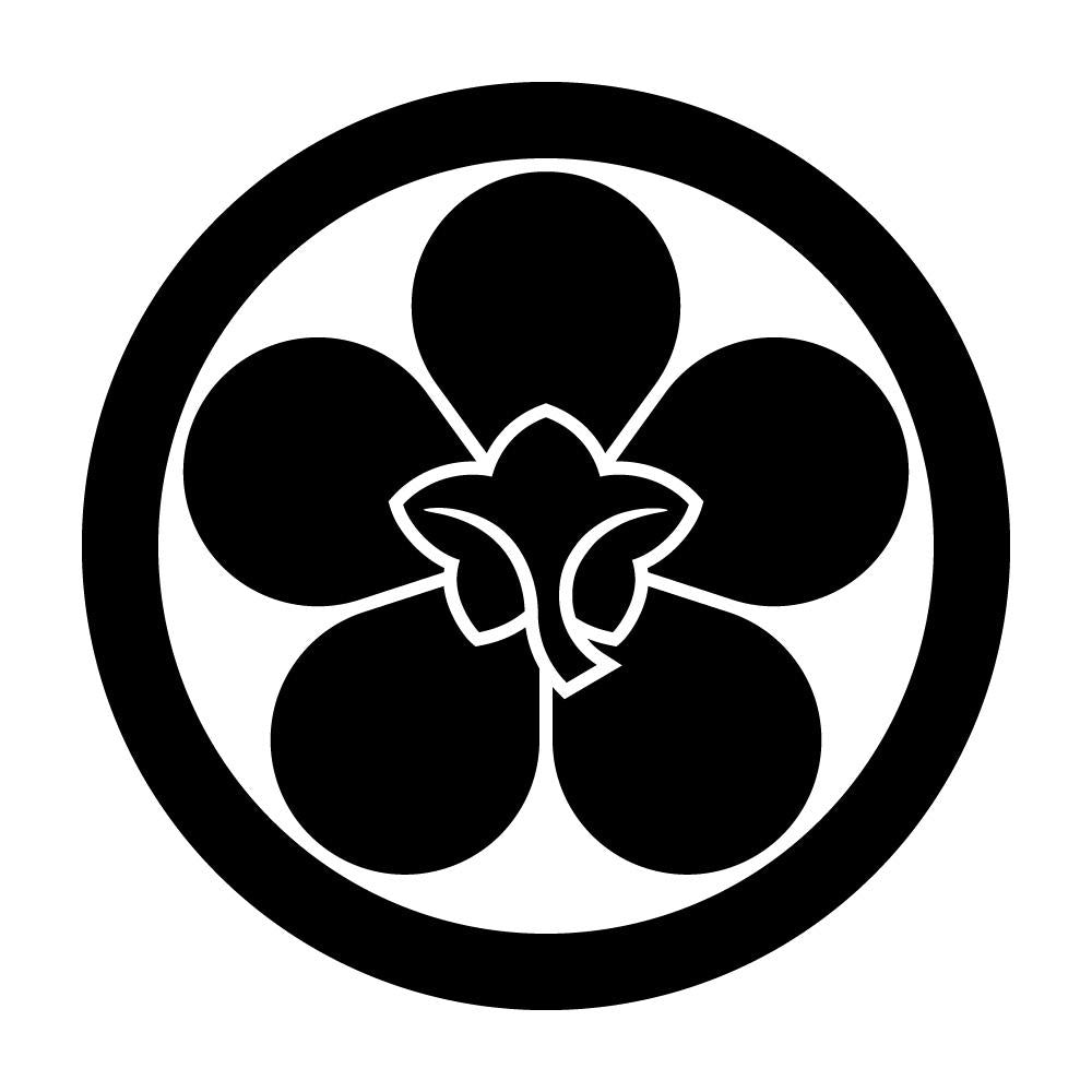 丸に裏梅紋