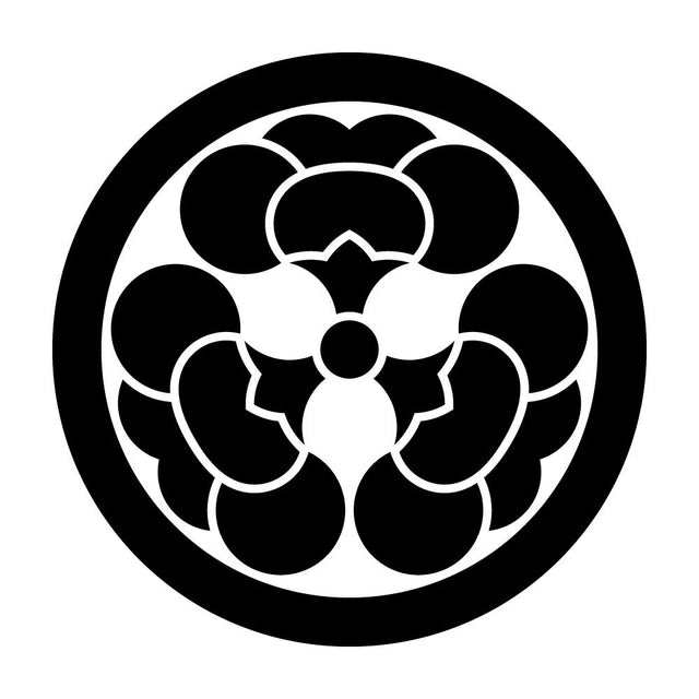 丸に三つ裏梅紋