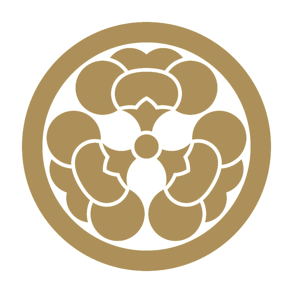 丸に三つ裏梅紋 9